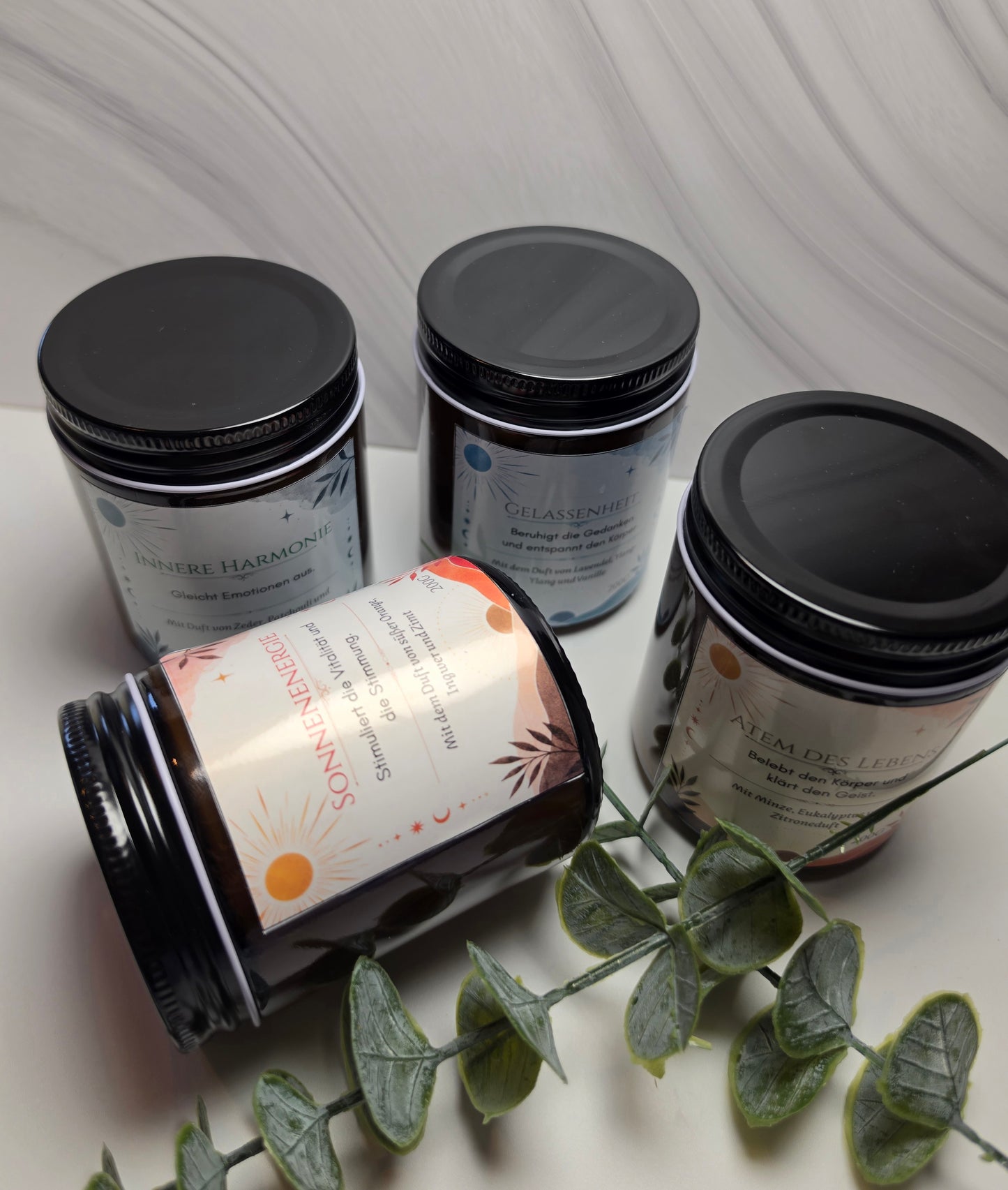 Ritual der Vitalität – Duftkerzen-Set für Energie, Motivation & Innere Balance