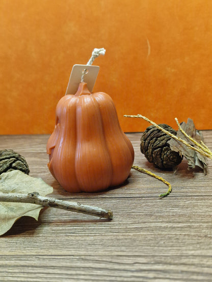Halloween-Kürbiskerze