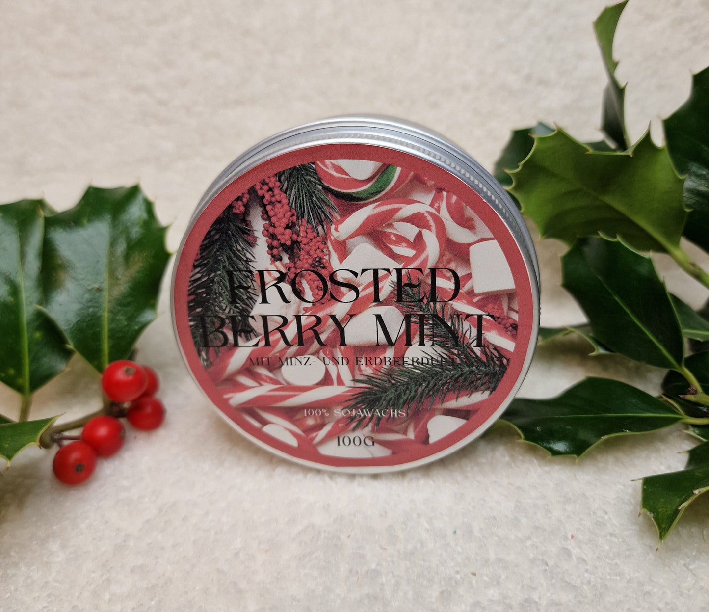 Frosted Berry Mint – Sojawachskerze