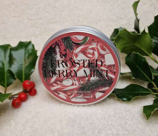 Frosted Berry Mint – Sojawachskerze