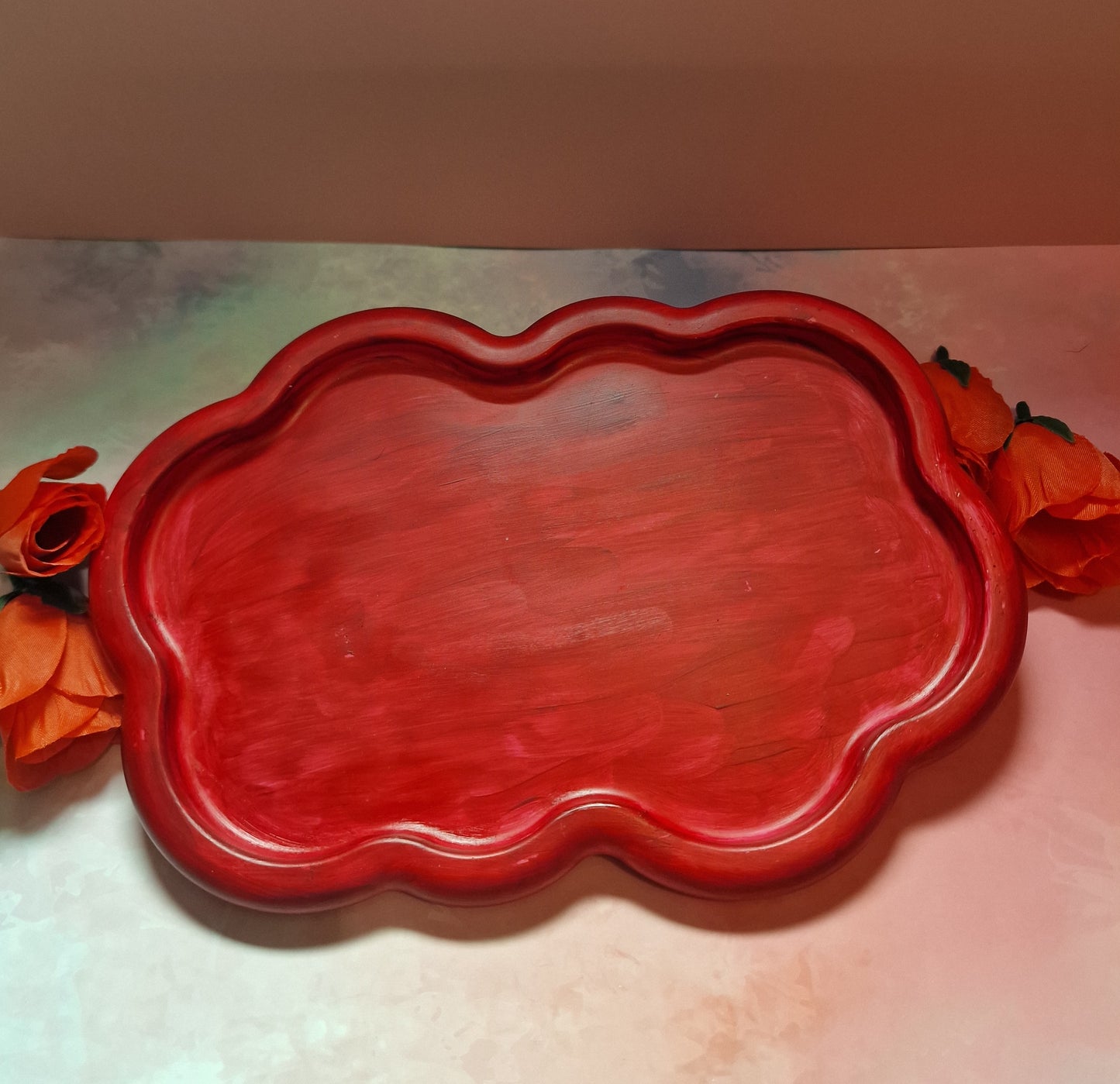 Cloud Plate – Handgefertigter Gips-Teller