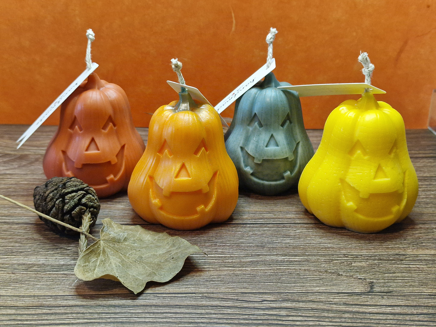 Halloween-Kürbiskerze