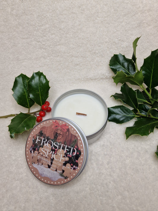 Frosted Spice – Sojawachskerze