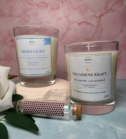 Duftkerzen Set – Gelassene Kraft & Freies Licht