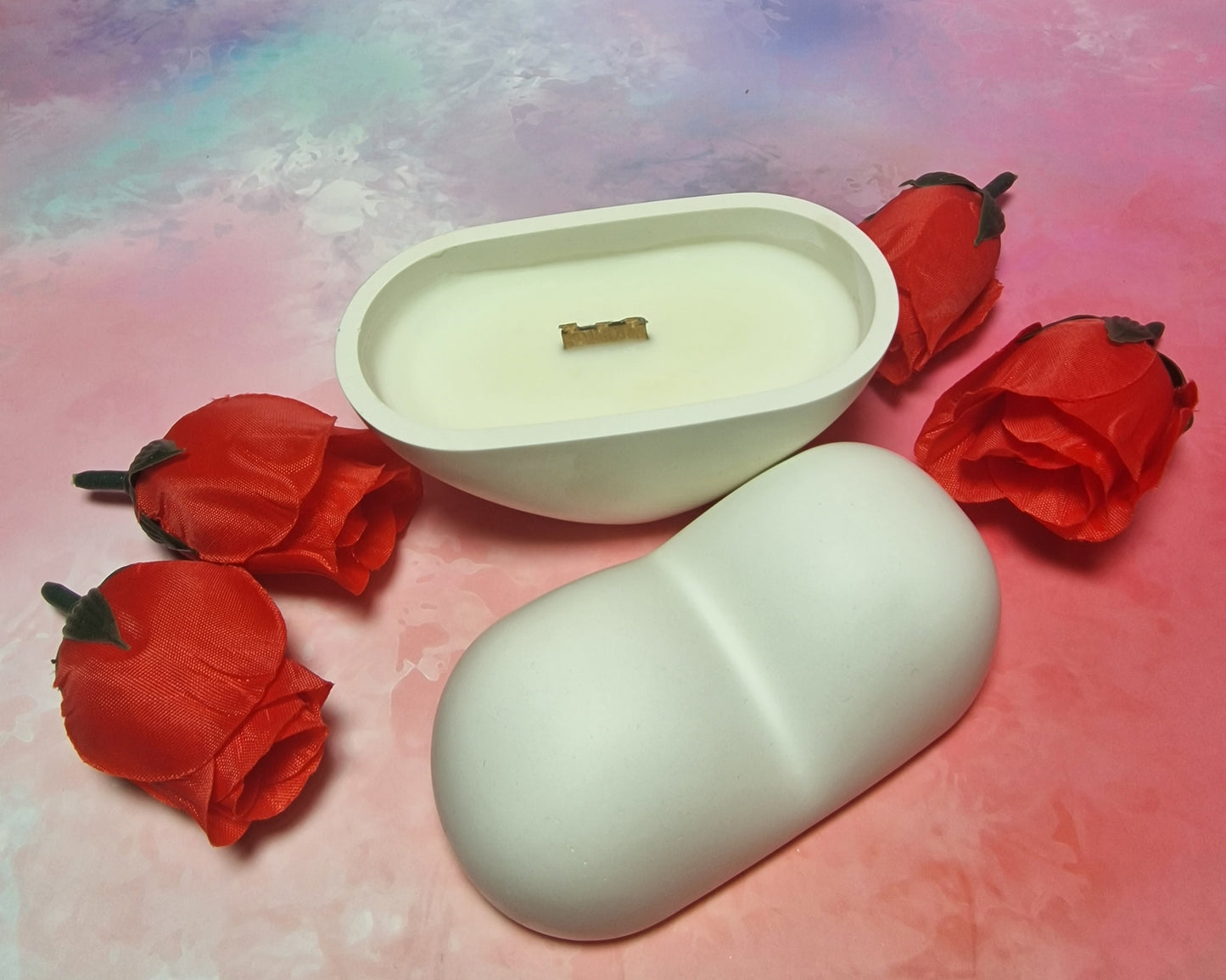 Cherry Glow – Duftkerze mit Holzdocht